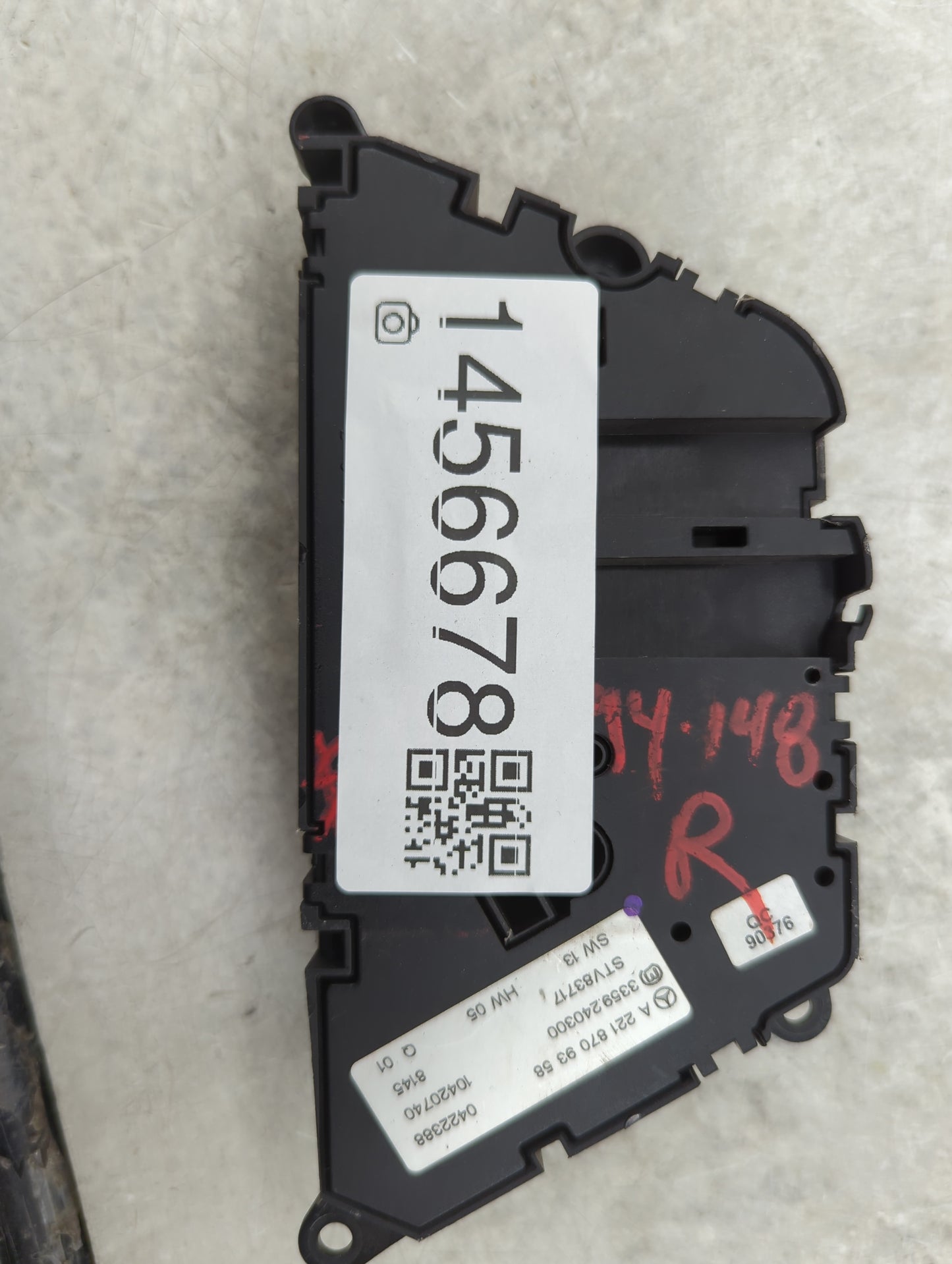 2008 Mercedes-benz S550 Passenger Right Seat Switch 1456678 - Oemusedautoparts1.com