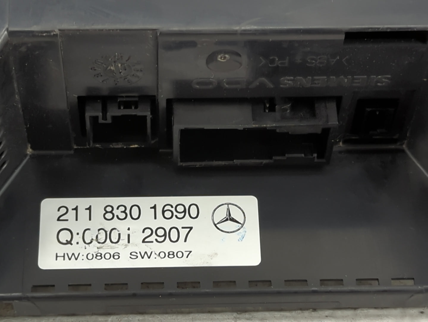 2008 Mercedes E-Class Climate Control Module Temperature AC/Heater Replacement P/N:2118301690 10070817 Fits OEM Used Auto Pa
