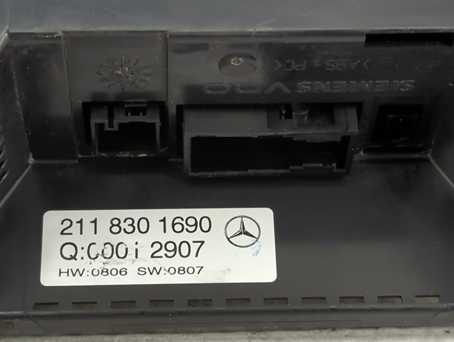 2008 Mercedes E-Class Climate Control Module Temperature AC/Heater Replacement P/N:2118301690 10070817 Fits OEM Used Auto Pa
