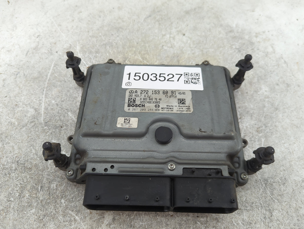2008 Mercedes E-Class PCM Engine Control Computer ECU ECM PCU OEM P/N:A 272 153 60 91 0 261 209 284 Fits Fits 2007 OEM Used 