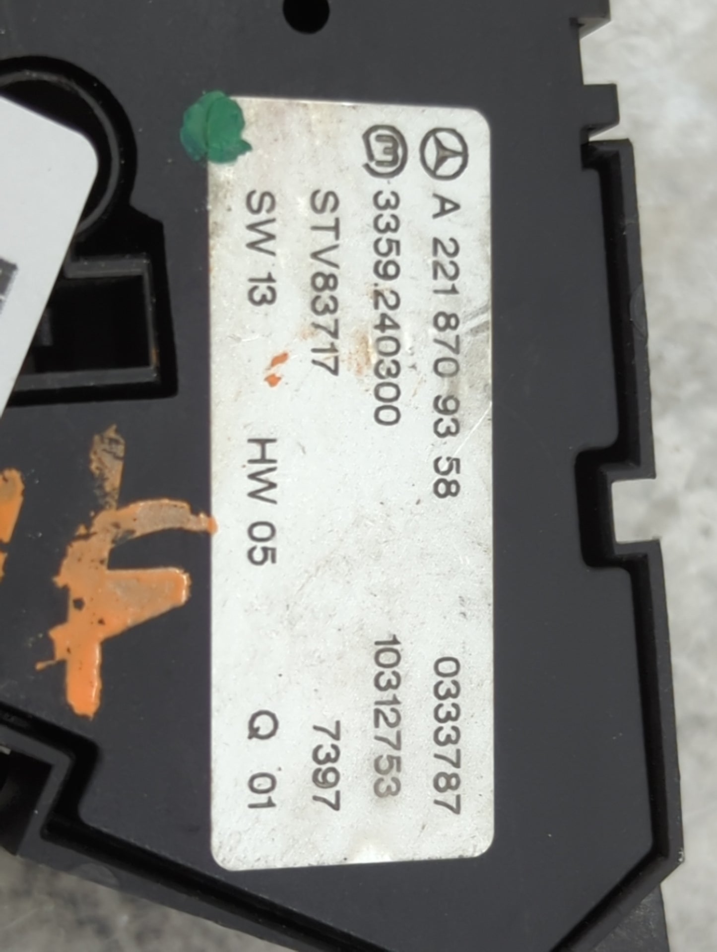 2008 Mercedes S550 Driver Left Seat Switch 1456673 - Oemusedautoparts1.com