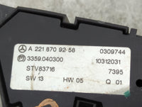 2008 Mercedes Sclass Passenger Right Seat Switch 1456672 - Oemusedautoparts1.com