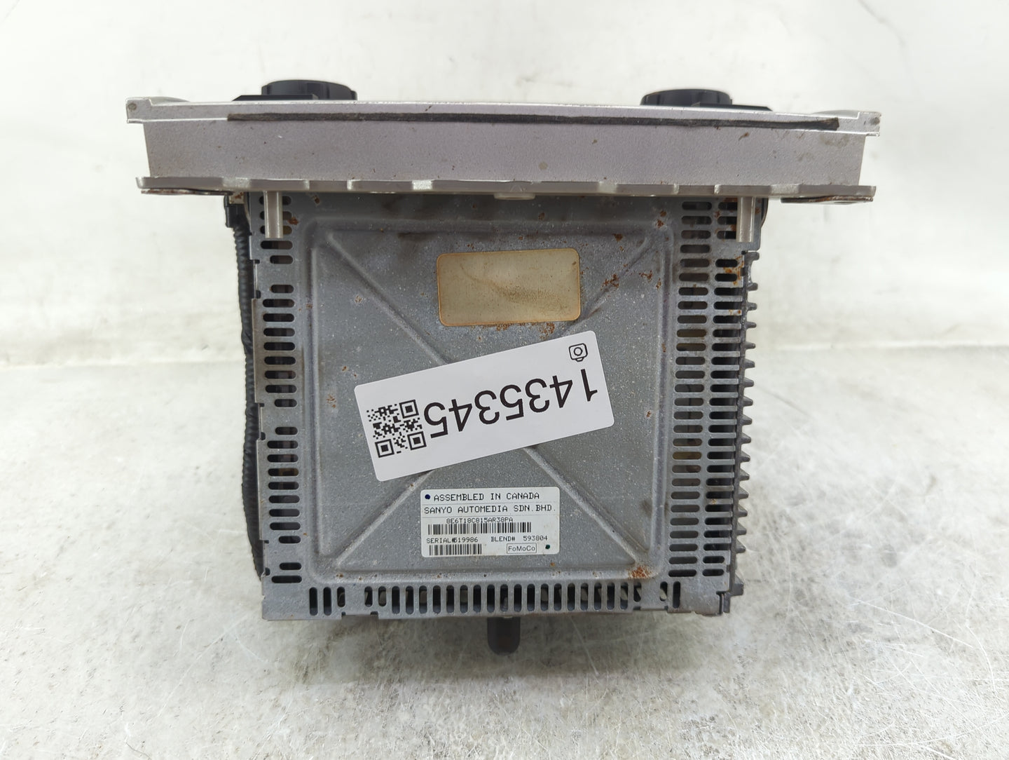 2008 Mercury Mariner Radio AM FM Cd Player Receiver Replacement P/N:8L8T-19C108-AL 8L8T-19C108-AJ Fits OEM Used Auto Parts -