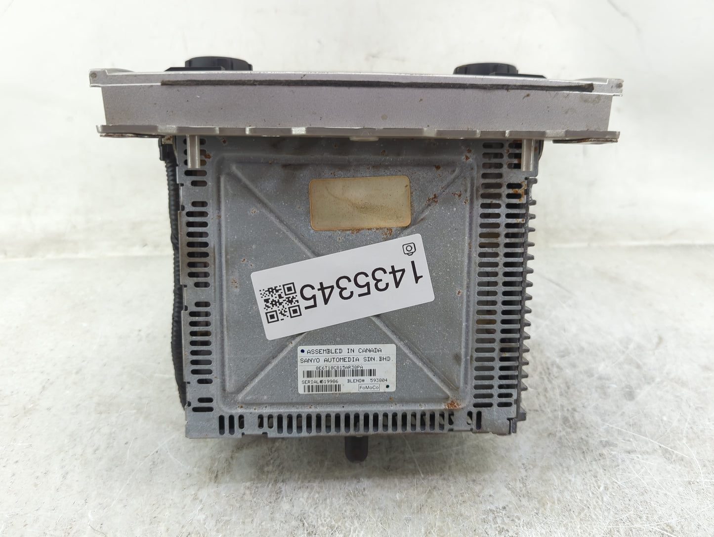 2008 Mercury Mariner Radio AM FM Cd Player Receiver Replacement P/N:8L8T-19C108-AL 8L8T-19C108-AJ Fits OEM Used Auto Parts -