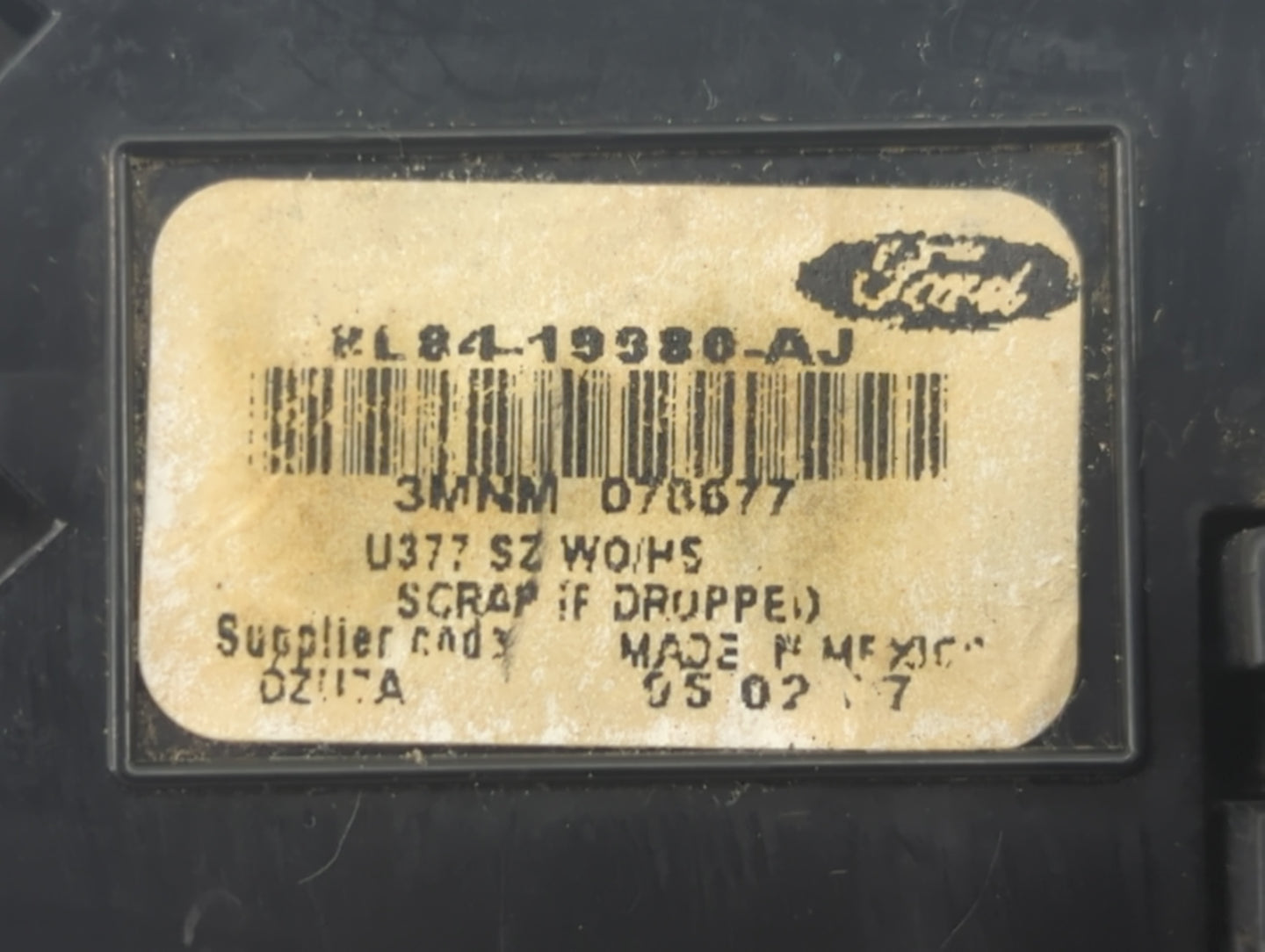 2008 Mercury Mariner Climate Control Module Temperature AC/Heater Replacement P/N:8L84-19980-AJ 8L8419980AJ Fits OEM Used Au