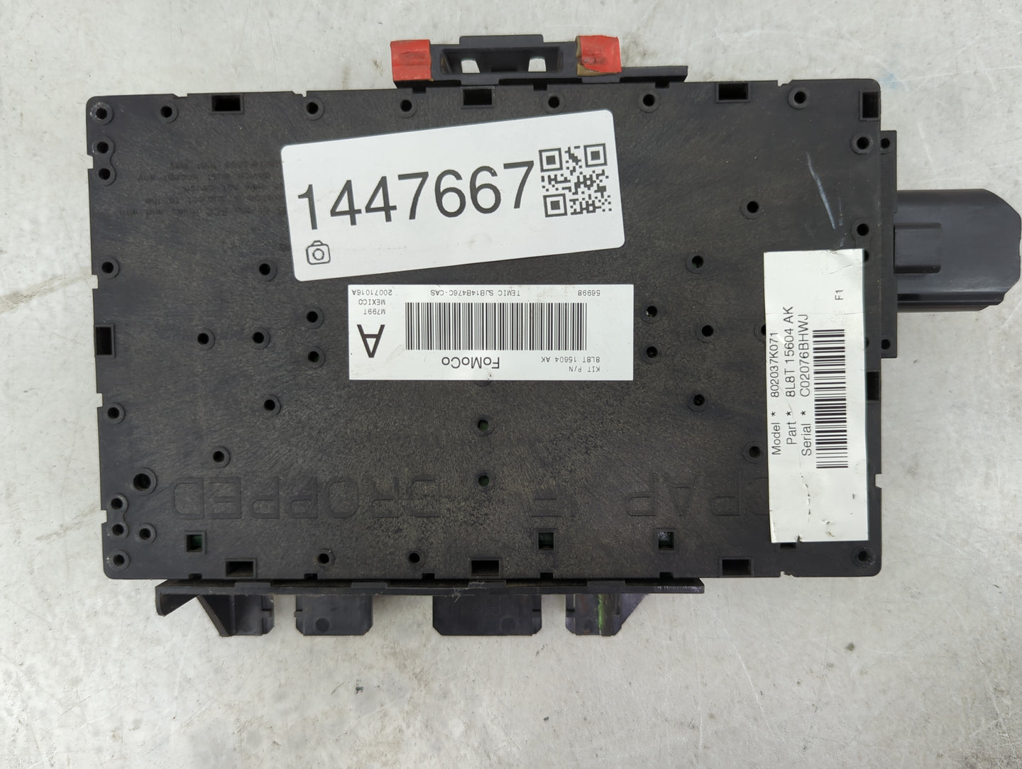 2008-2009 Mercury Mariner Body Control Module Bcm Inner Cabin Fuse Box - Oemusedautoparts1.com