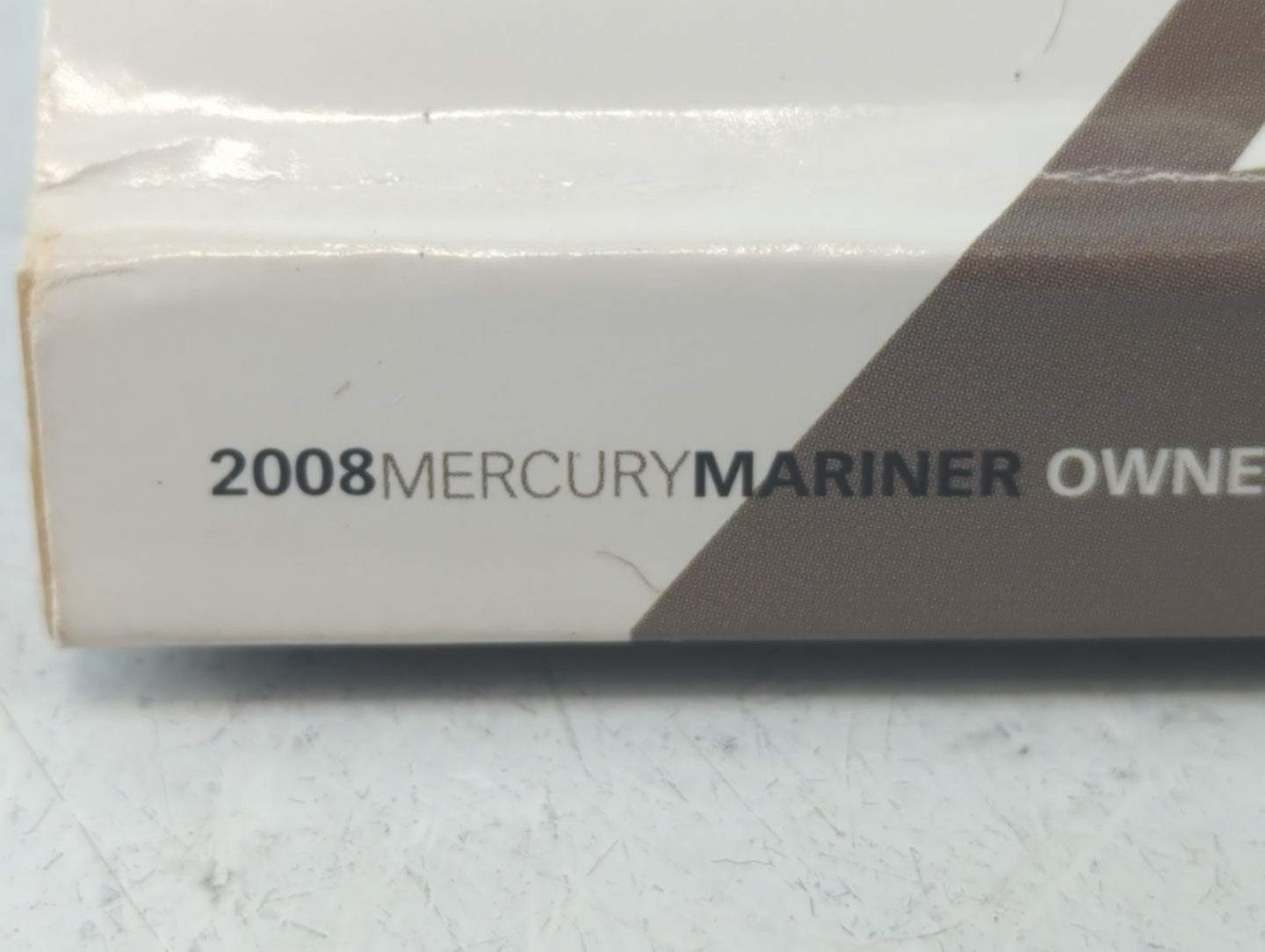 2008 Mercury Mariner Owners Manual Book Guide P/N:8E6J-19A321-AA OEM Used Auto Parts - Oemusedautoparts1.com
