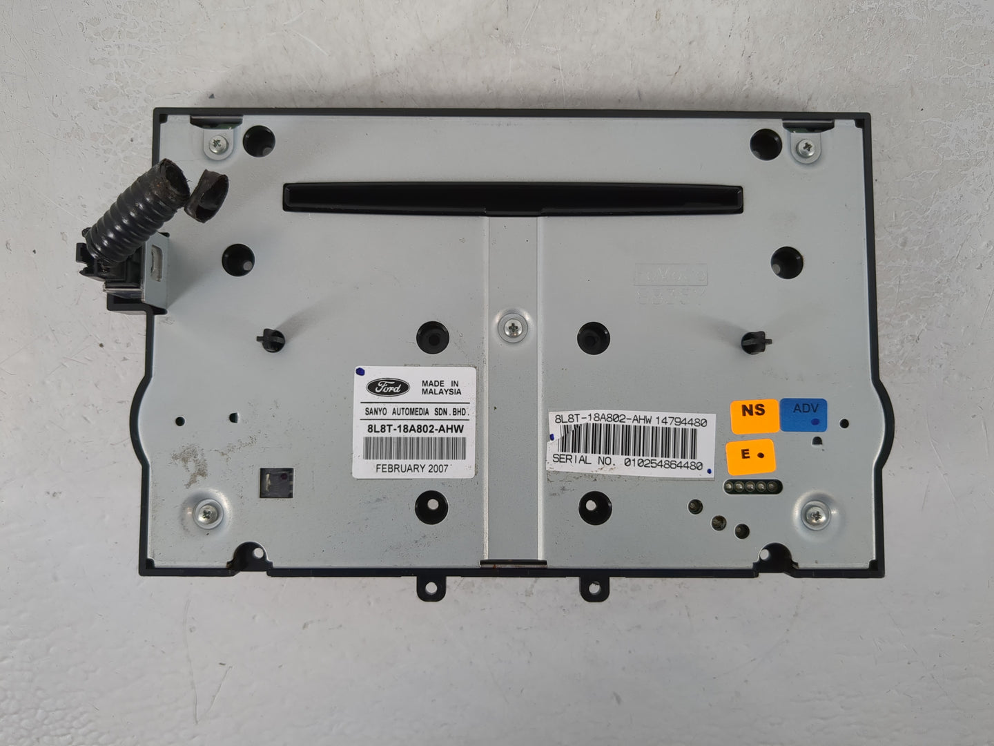2008 Mercury Mariner Radio AM FM Cd Player Receiver Replacement P/N:8L8T-18A802-AHW Fits OEM Used Auto Parts - Oemusedautopa