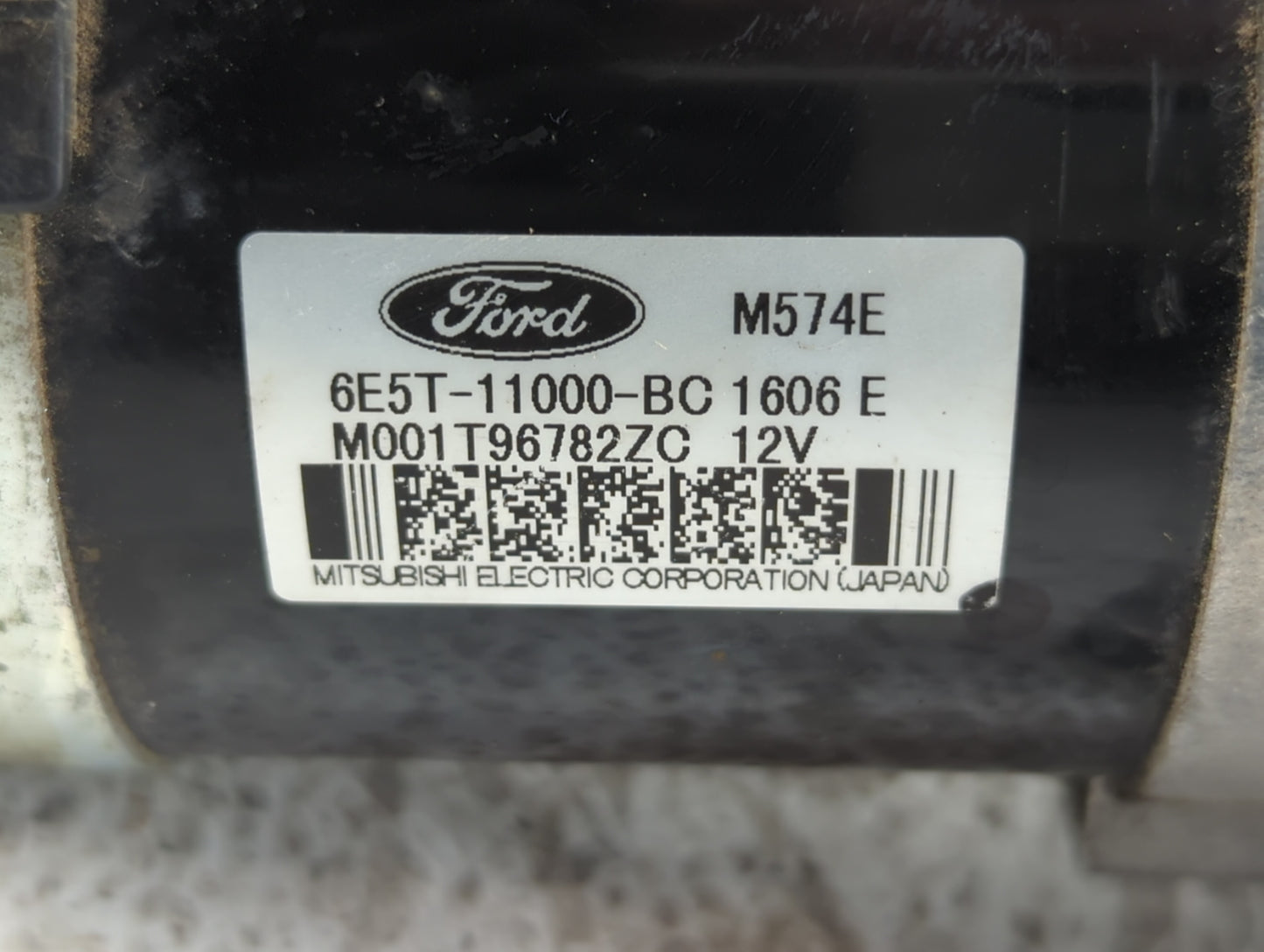 2008 Mercury Milan Car Starter Motor Solenoid OEM P/N:6E5T-11000-BC Fits OEM Used Auto Parts - Oemusedautoparts1.com