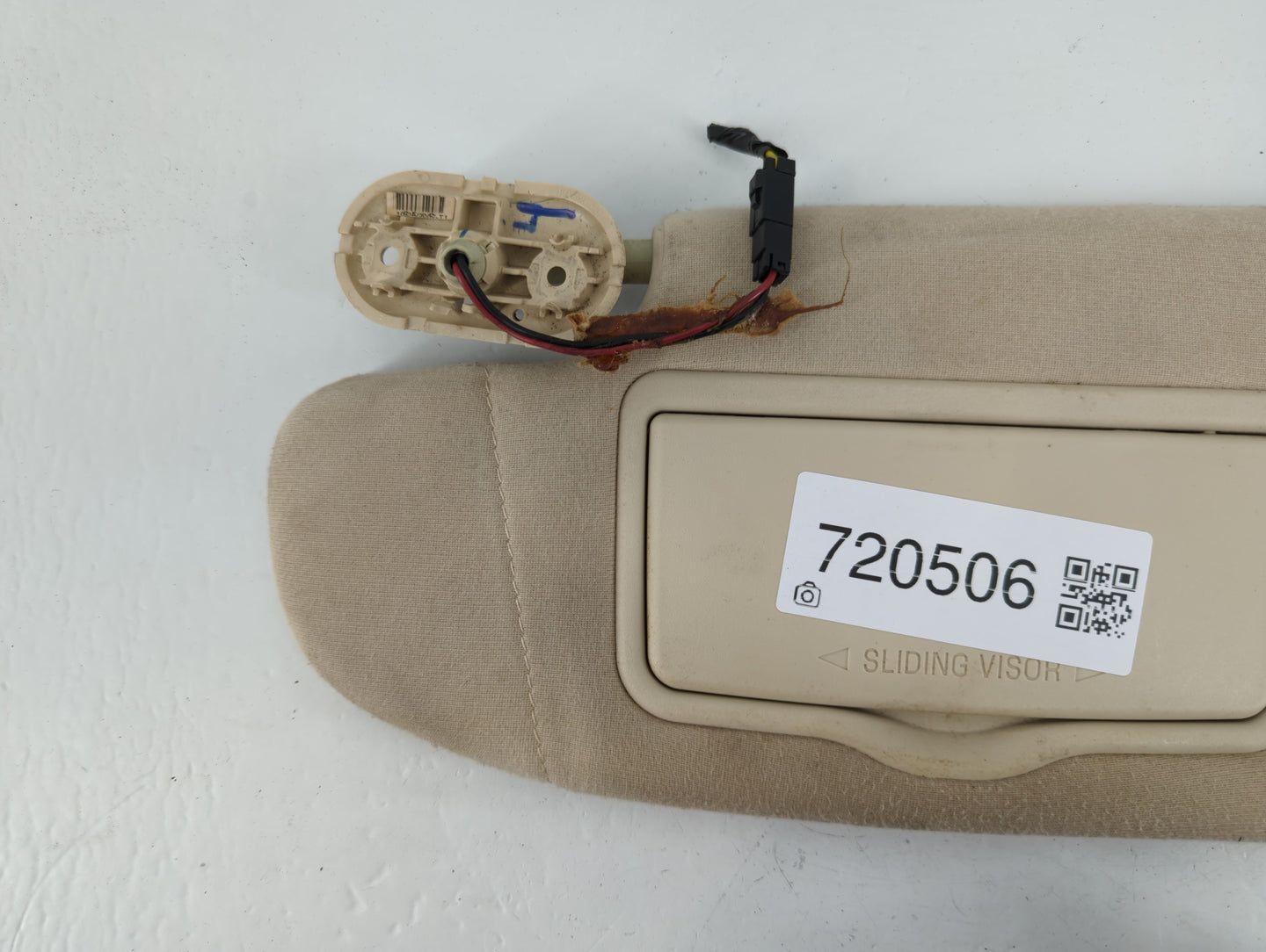 2006-2009 Mercury Milan Sun Visor Shade Replacement Passenger Right Mirror Fits Fits 2006 2007 2008 2009 OEM Used Auto Parts