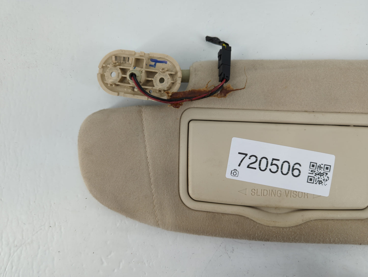 2006-2009 Mercury Milan Sun Visor Shade Replacement Passenger Right Mirror Fits Fits 2006 2007 2008 2009 OEM Used Auto Parts