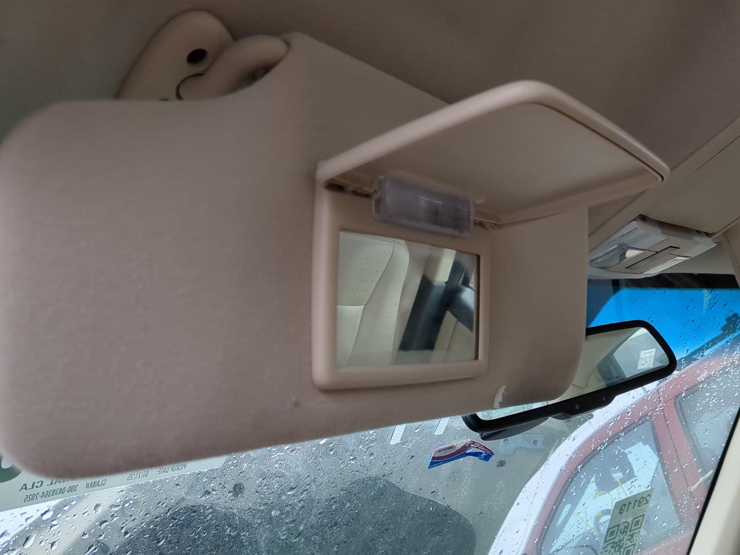 2008-2009 Mercury Sable Sun Visor Shade Replacement Driver Left Mirror Fits Fits 2008 2009 OEM Used Auto Parts - Oemusedauto