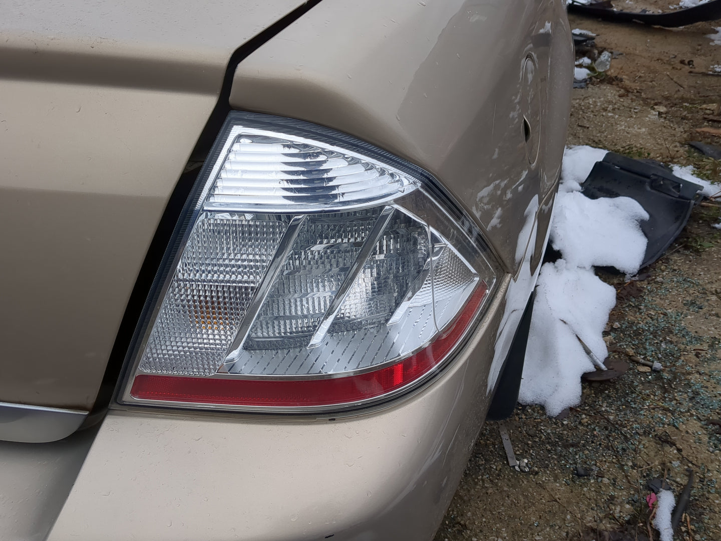 2008-2009 Mercury Sable Tail Light Assembly Passenger Right OEM Fits Fits 2008 2009 OEM Used Auto Parts - Oemusedautoparts1.
