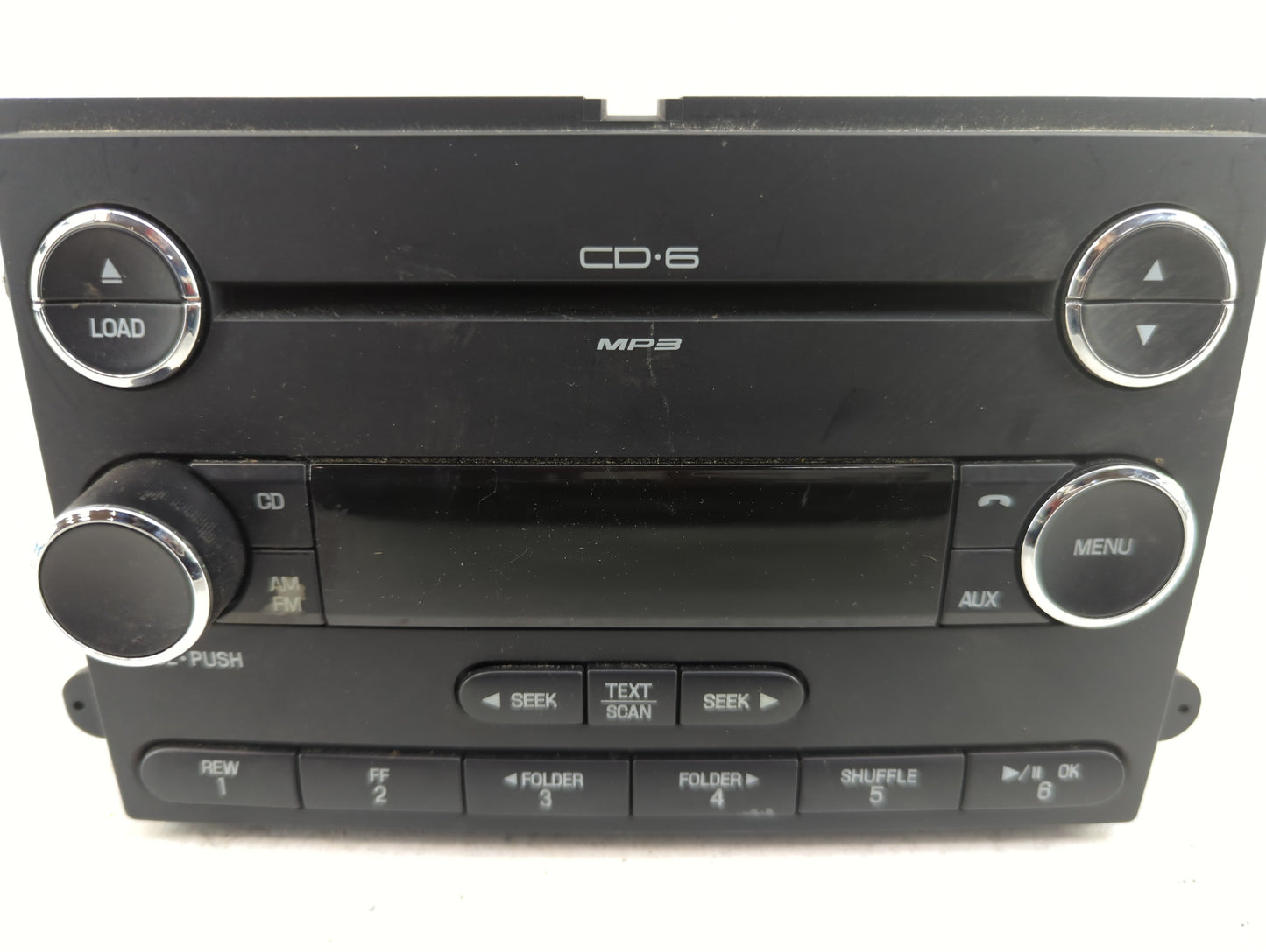 2008-2009 Mercury Sable Radio AM FM Cd Player Receiver Replacement P/N:8G1T-18C815-JB Fits Fits 2008 2009 OEM Used Auto Part