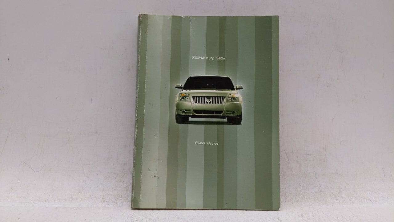 2008 Mercury Sable Owners Manual Book Guide OEM Used Auto Parts - Oemusedautoparts1.com