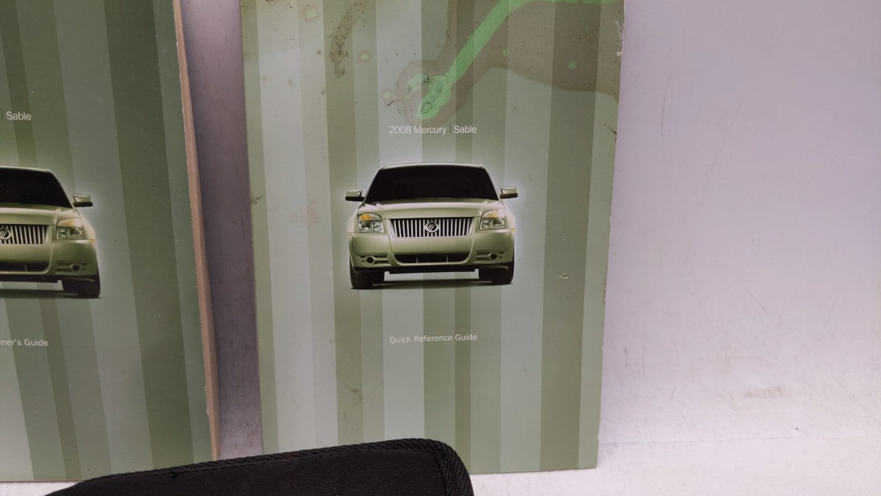 2008 Mercury Sable Owners Manual Book Guide OEM Used Auto Parts - Oemusedautoparts1.com
