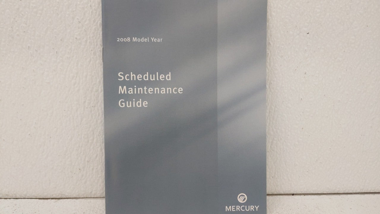 2008 Mercury Sable Owners Manual Book Guide OEM Used Auto Parts - Oemusedautoparts1.com