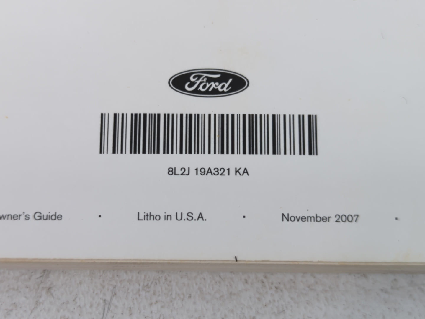 2008 Mercury Tracer Owners Manual Book Guide P/N:8L2J 19A321 KA OEM Used Auto Parts - Oemusedautoparts1.com