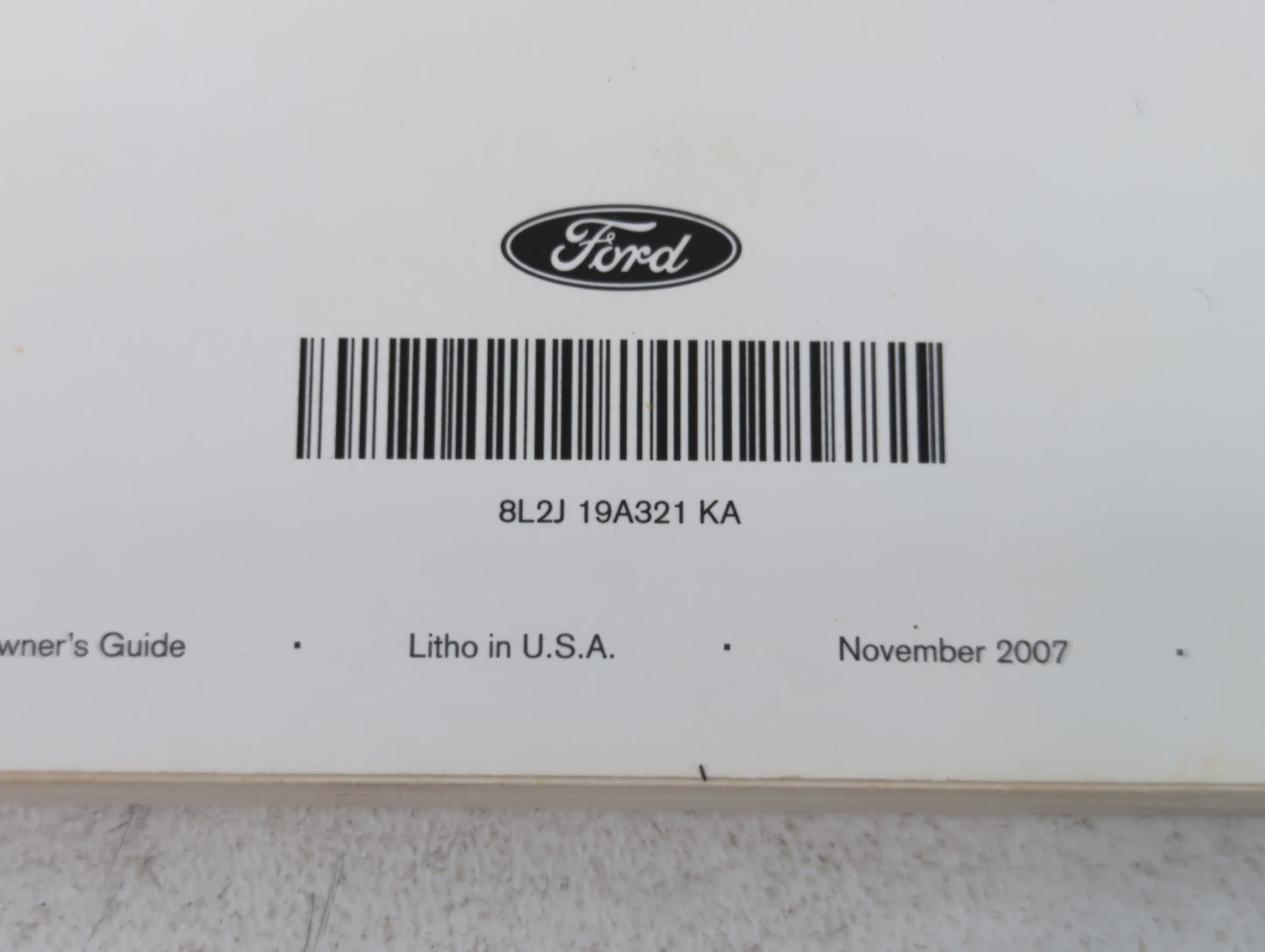 2008 Mercury Tracer Owners Manual Book Guide P/N:8L2J 19A321 KA OEM Used Auto Parts - Oemusedautoparts1.com