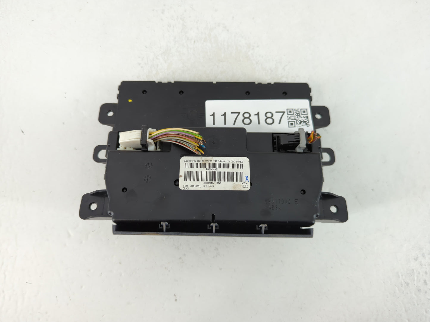 2008-2009 Mini Cooper Climate Control Module Temperature AC/Heater Replacement P/N:3452762 Fits Fits 2008 2009 OEM Used Auto