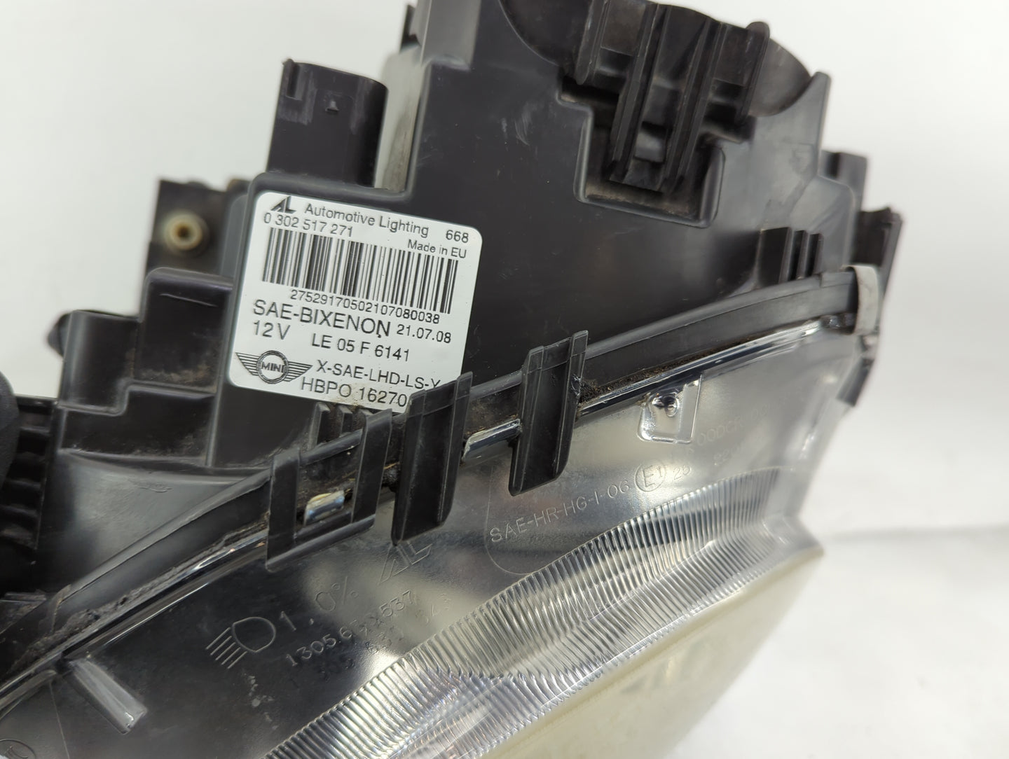 2008-2014 Mini Cooper Driver Left Oem Head Light Headlight Lamp - Oemusedautoparts1.com