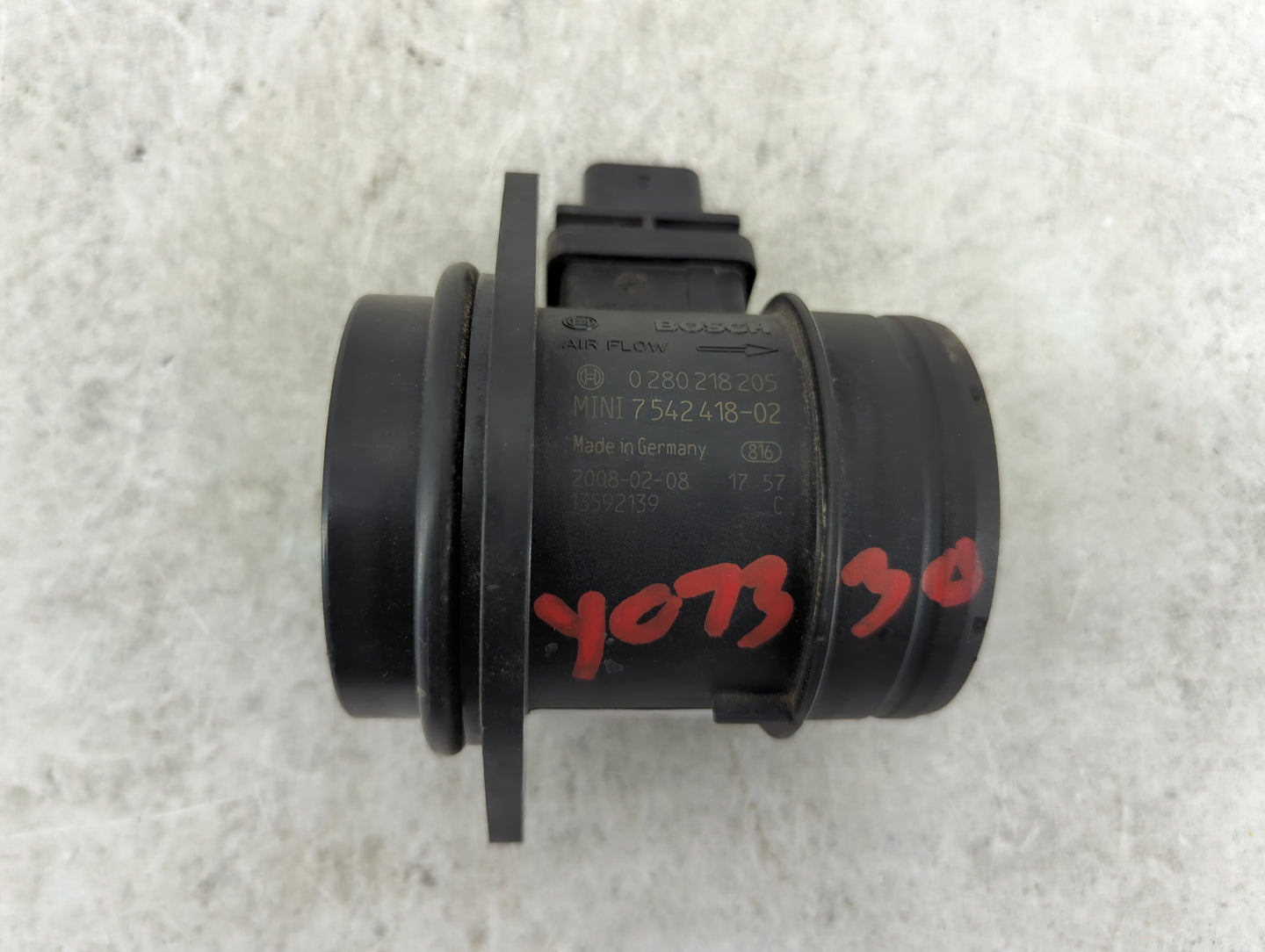 2008-2010 Mini Cooper Mass Air Flow Meter Maf 1487289 - Oemusedautoparts1.com