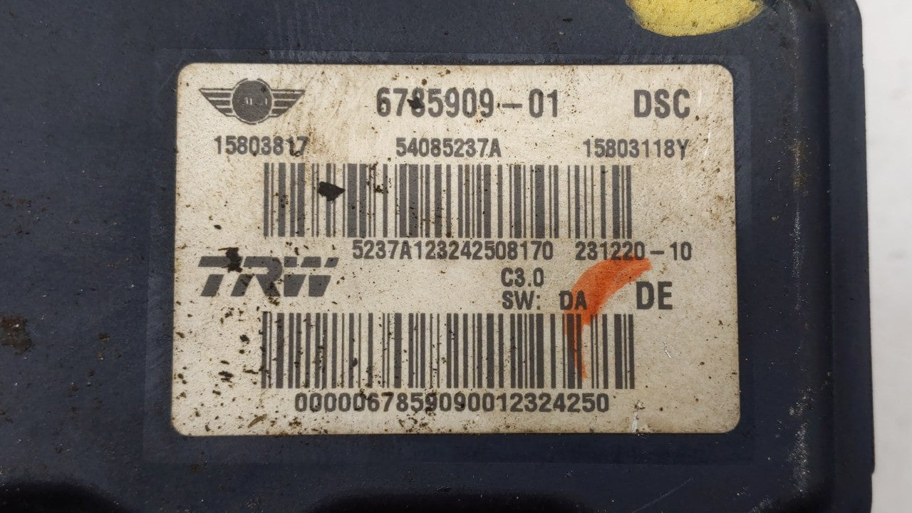 2008 Mini Cooper ABS Pump Control Module Replacement P/N:6785909 Fits OEM Used Auto Parts - Oemusedautoparts1.com
