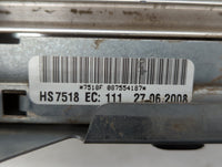 2008-2009 Mini Cooper Radio AM FM Cd Player Receiver Replacement P/N:087554187 Fits Fits 2008 2009 OEM Used Auto Parts - Oem