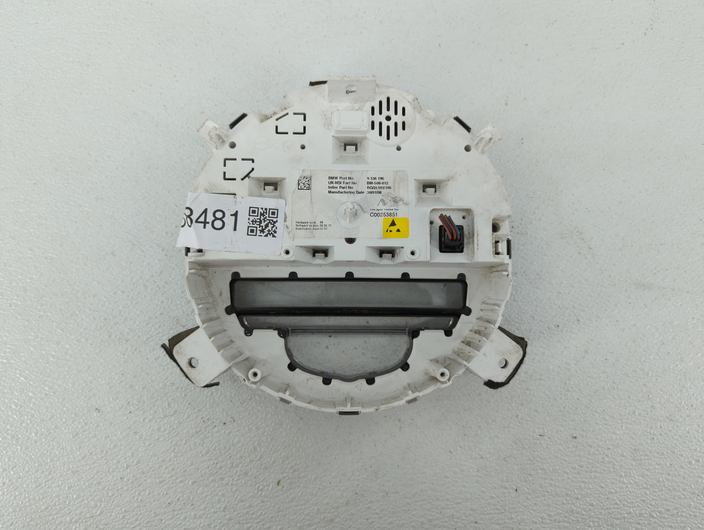 2008-2010 Mini Cooper Instrument Cluster Speedometer Gauges P/N:9 125 929 67379411, 9 232 433, BM-508-932 Fits Fits 2008 200