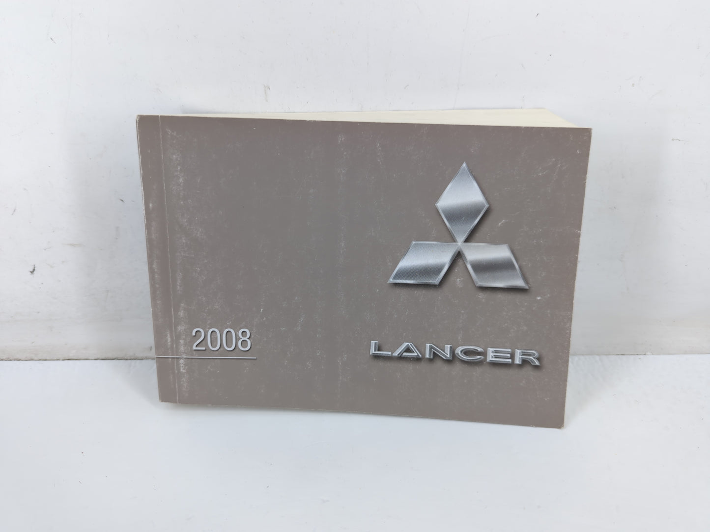 2008 Mitsubishi Lancer Owners Manual Book Guide P/N:ST7213100H 9290B125-B OEM Used Auto Parts - Oemusedautoparts1.com