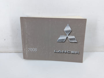 2008 Mitsubishi Lancer Owners Manual Book Guide P/N:ST7213100H 9290B125-B OEM Used Auto Parts - Oemusedautoparts1.com