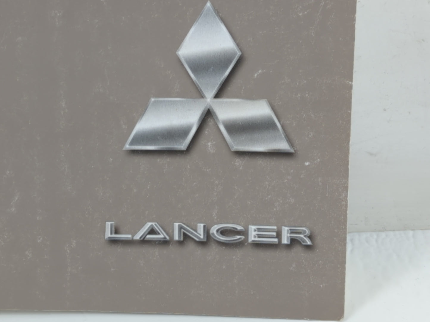 2008 Mitsubishi Lancer Owners Manual Book Guide P/N:ST7213100H 9290B125-B OEM Used Auto Parts - Oemusedautoparts1.com