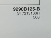2008 Mitsubishi Lancer Owners Manual Book Guide P/N:ST7213100H 9290B125-B OEM Used Auto Parts - Oemusedautoparts1.com