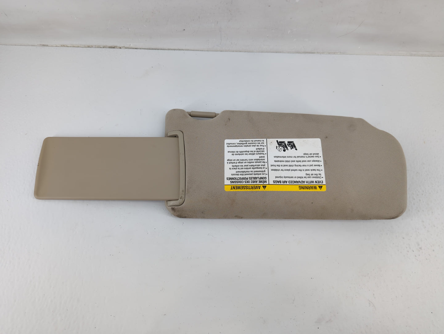 2007-2008 Nissan Altima Sun Visor Shade Replacement Passenger Right Mirror Fits Fits 2007 2008 OEM Used Auto Parts - Oemused