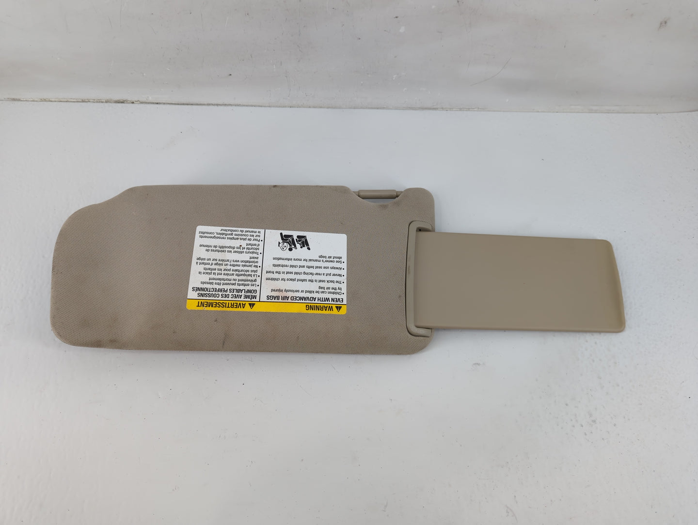 2007-2008 Nissan Altima Sun Visor Shade Replacement Driver Left Mirror Fits Fits 2007 2008 OEM Used Auto Parts - Oemusedauto