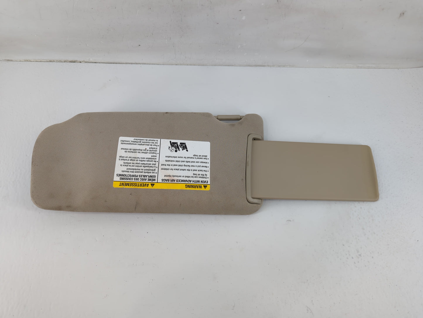 2007-2008 Nissan Altima Sun Visor Shade Replacement Driver Left Mirror Fits Fits 2007 2008 OEM Used Auto Parts - Oemusedauto