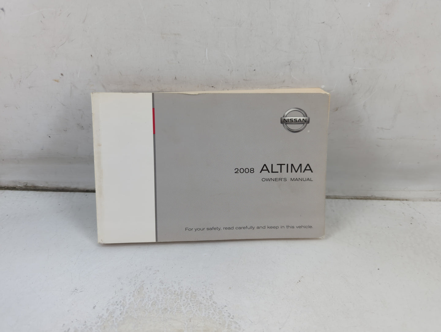 2008 Nissan Altima Owners Manual Book Guide P/N:OM8E-0L32U1 OEM Used Auto Parts - Oemusedautoparts1.com