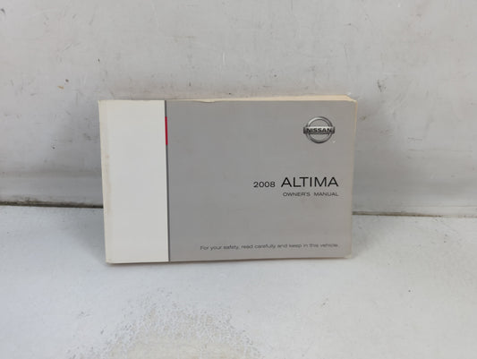 2008 Nissan Altima Owners Manual Book Guide P/N:OM8E-0L32U1 OEM Used Auto Parts - Oemusedautoparts1.com