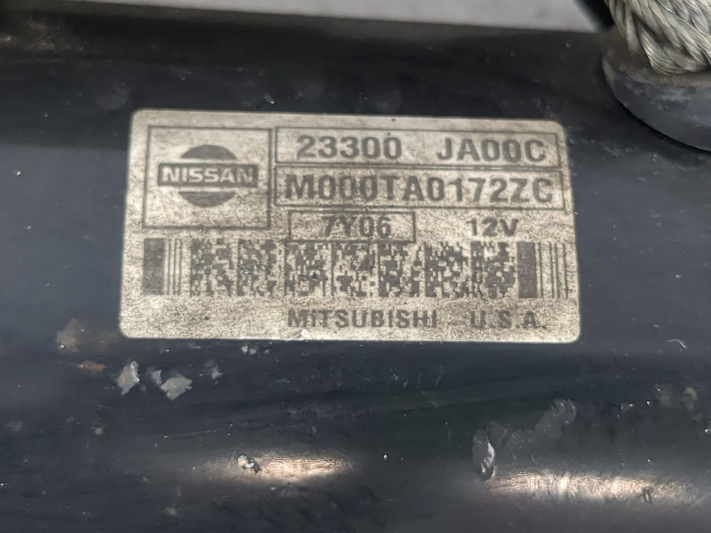 2007-2013 Nissan Altima Car Starter Motor Solenoid OEM P/N:23300 JA00C Fits Fits 2007 2008 2009 2010 2011 2012 2013 OEM Used