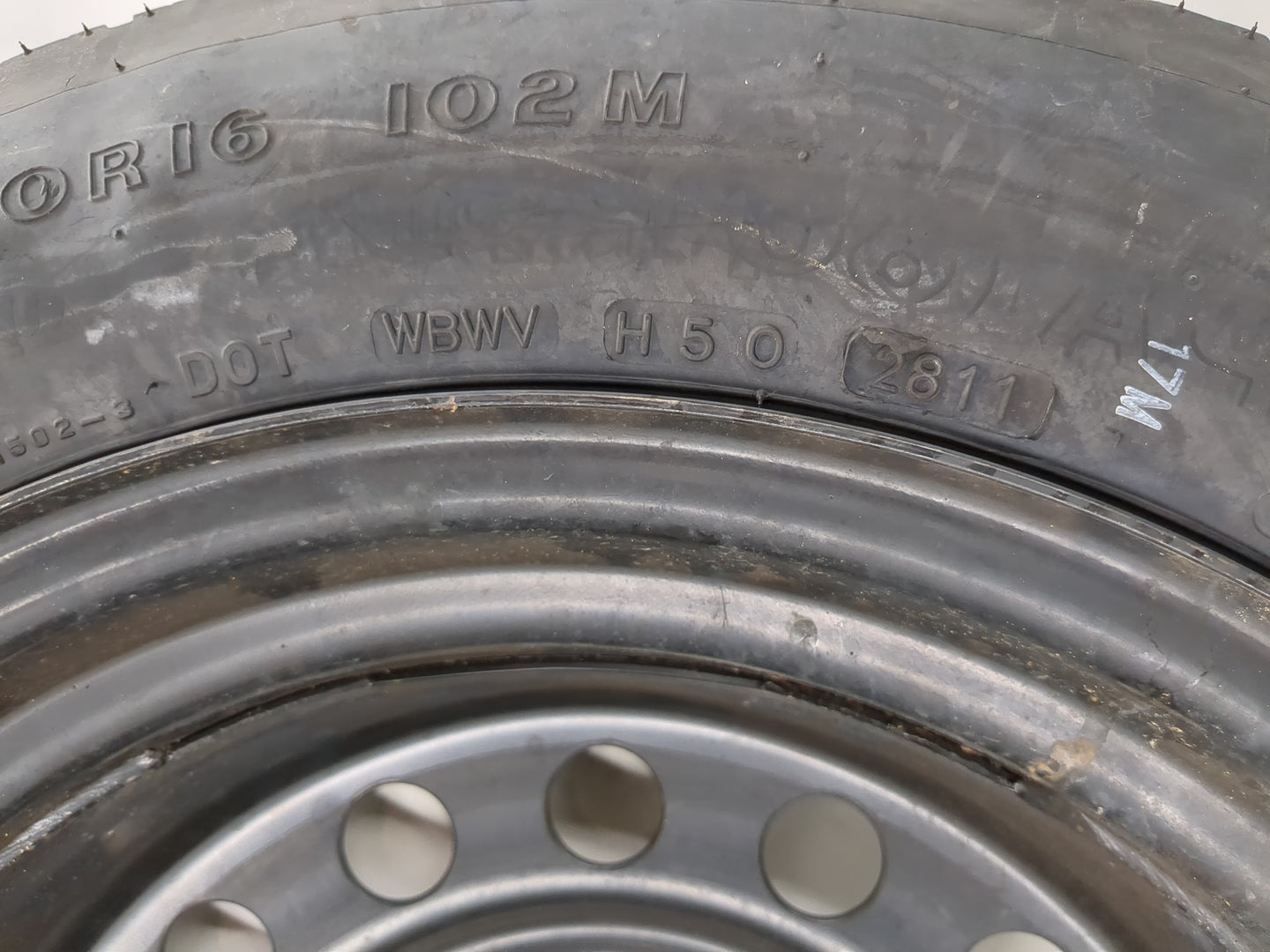2002-2022 Nissan Altima Spare Donut Tire Wheel Rim Oem - Oemusedautoparts1.com