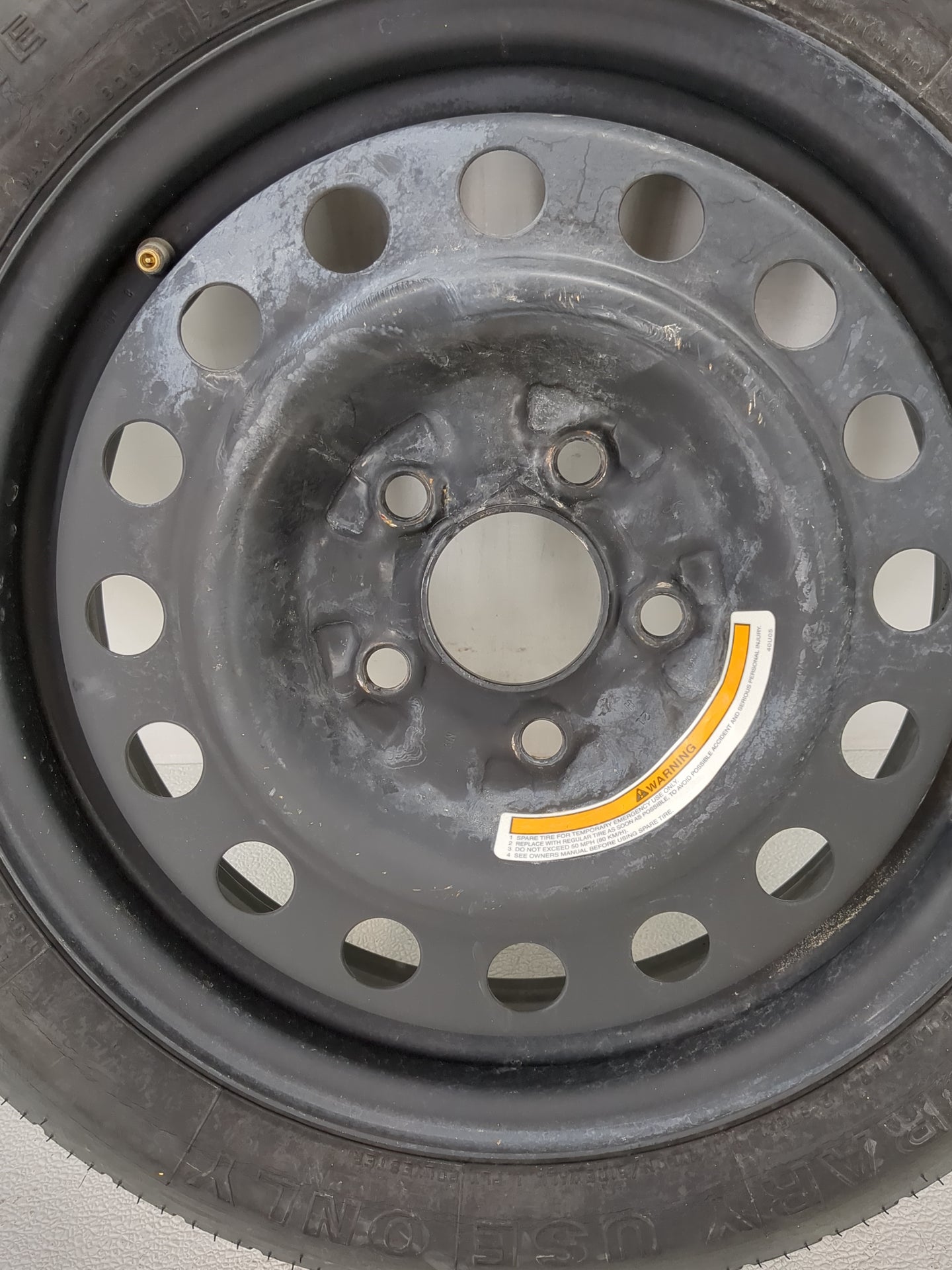 2002-2022 Nissan Altima Spare Donut Tire Wheel Rim Oem - Oemusedautoparts1.com