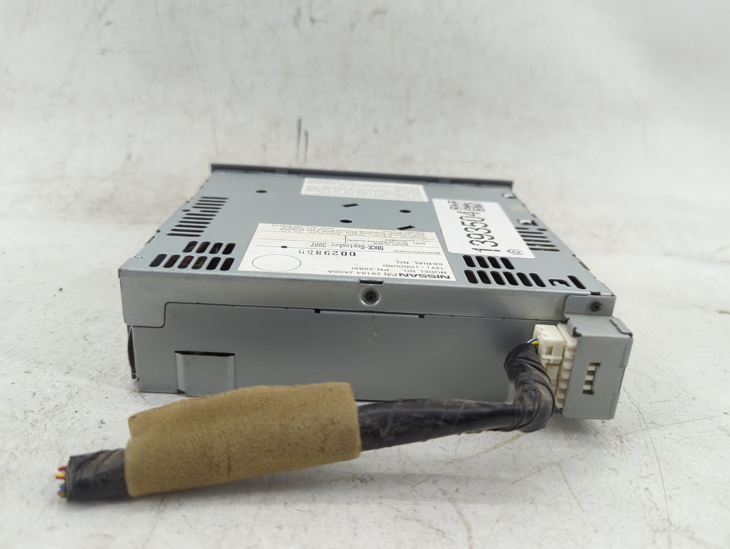 2007-2009 Nissan Altima Radio AM FM Cd Player Receiver Replacement P/N:28184 JA00A Fits Fits 2007 2008 2009 OEM Used Auto Pa