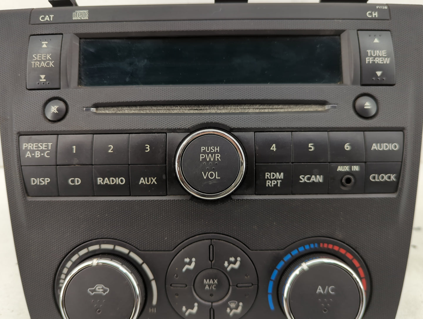 2007-2009 Nissan Altima Radio AM FM Cd Player Receiver Replacement P/N:28185 ZN40A Fits Fits 2007 2008 2009 OEM Used Auto Pa