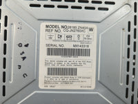 2007-2009 Nissan Altima Radio AM FM Cd Player Receiver Replacement P/N:28185 ZN40A Fits Fits 2007 2008 2009 OEM Used Auto Pa