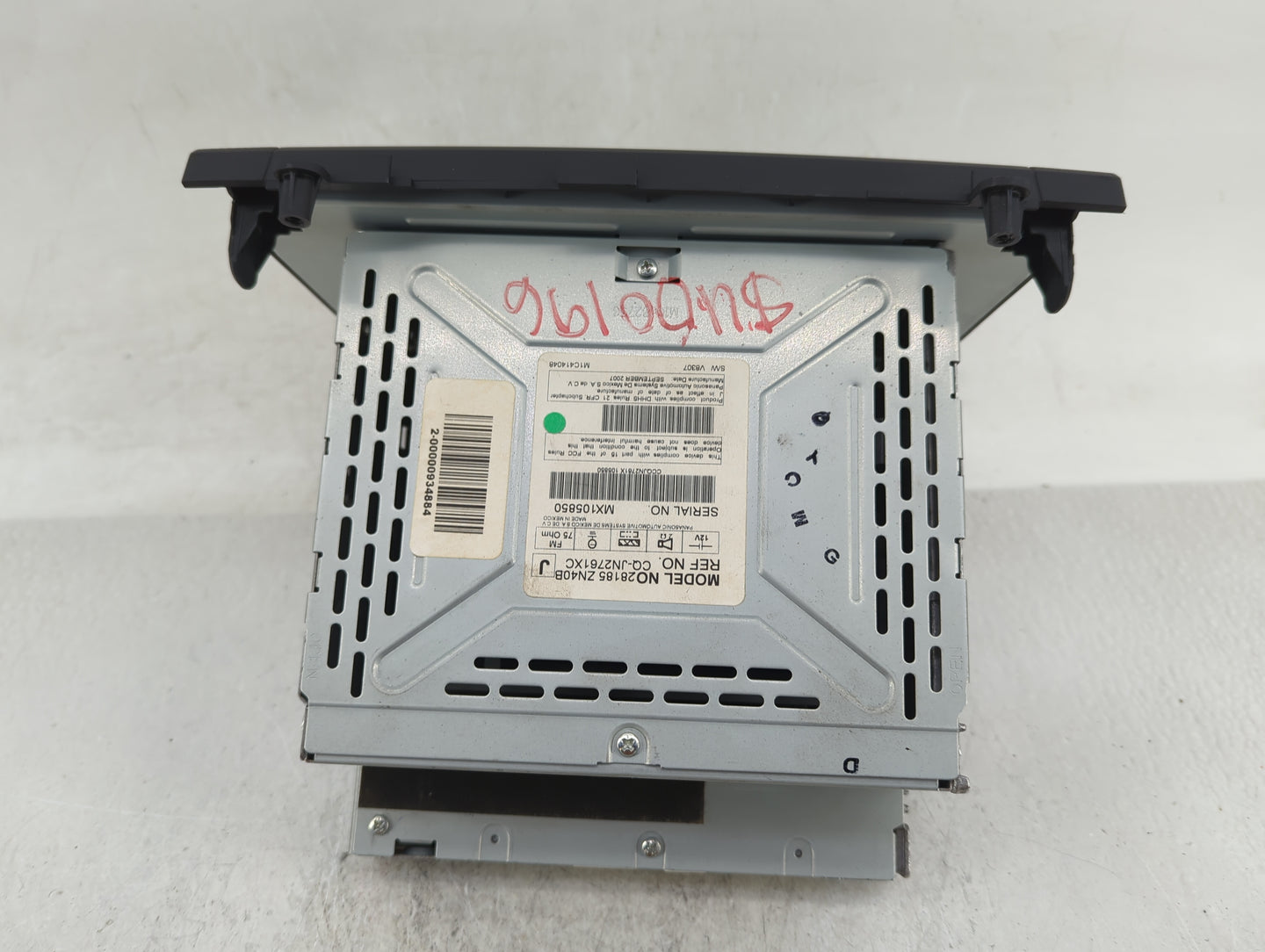 2007-2009 Nissan Altima Radio AM FM Cd Player Receiver Replacement P/N:28185 ZN40B Fits Fits 2007 2008 2009 OEM Used Auto Pa