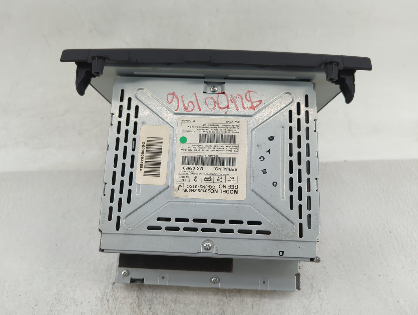 2007-2009 Nissan Altima Radio AM FM Cd Player Receiver Replacement P/N:28185 ZN40B Fits Fits 2007 2008 2009 OEM Used Auto Pa