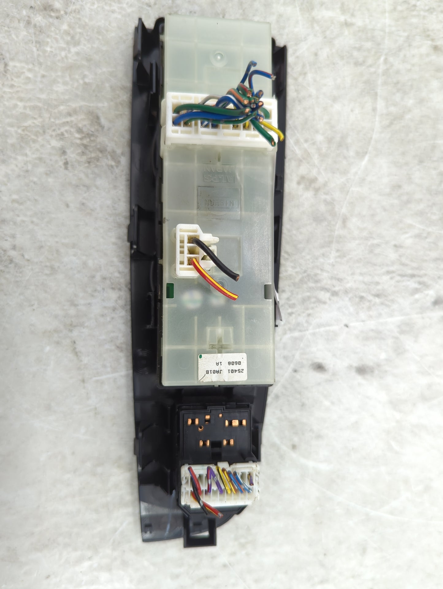 2007-2012 Nissan Altima Master Power Window Switch Replacement Driver Side Left P/N:25401 JA01B Fits OEM Used Auto Parts - O