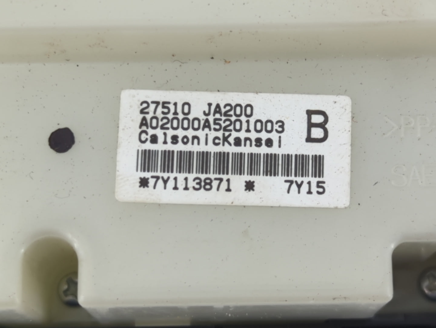 2007-2008 Nissan Altima Climate Control Module Temperature AC/Heater Replacement P/N:27510 JA200 A02000A5201003 Fits OEM Use
