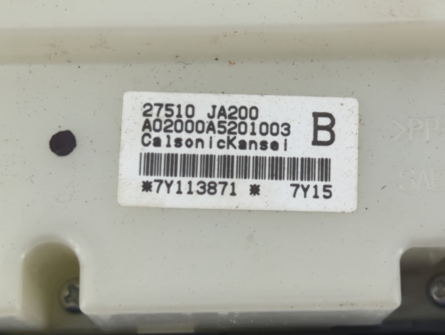 2007-2008 Nissan Altima Climate Control Module Temperature AC/Heater Replacement P/N:27510 JA200 A02000A5201003 Fits OEM Use