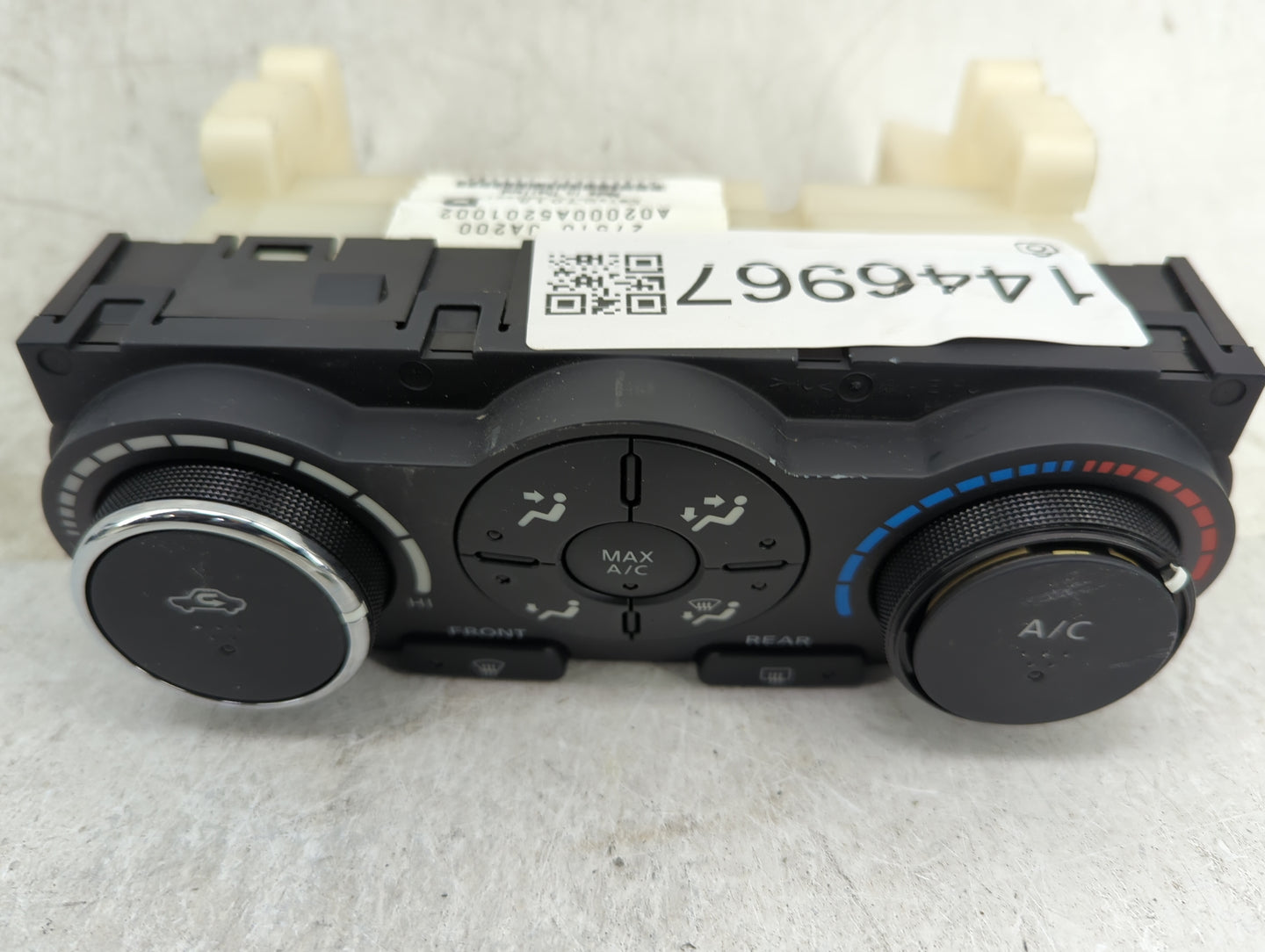 2007-2009 Nissan Altima Climate Control Module Temperature AC/Heater Replacement P/N:27510JA200 A02000A5201002 Fits OEM Used